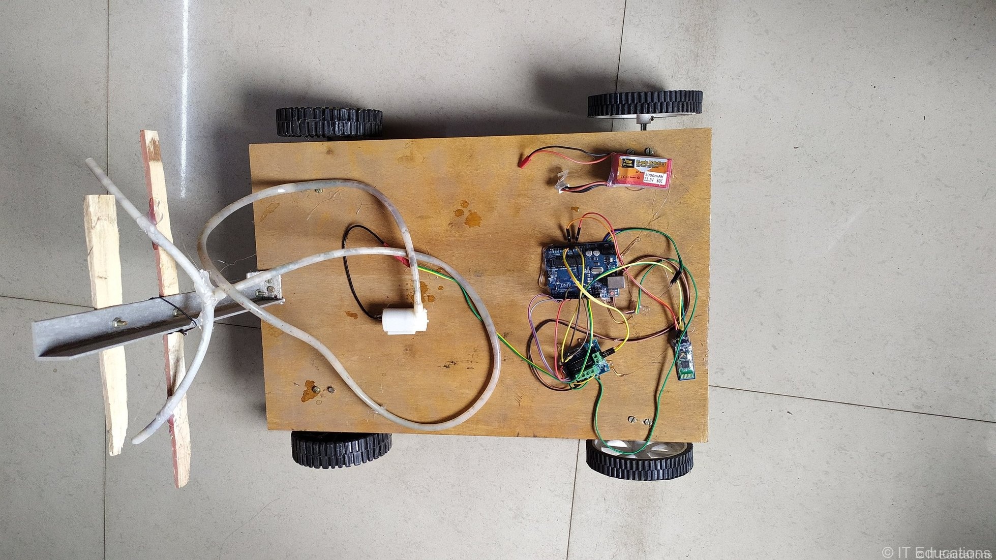 Engineering Project Maker in Nagpur - Pesticides Spray Machine